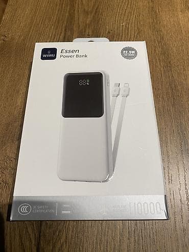 wi fi modem: WiWU Essen Power Bank – 10000 mAh - 22.5W sürətli şarj: Cihazları — 1