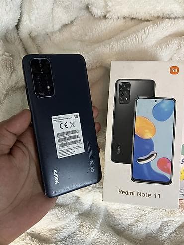 xiaomi redmi pad 2: Redmi Note 11, 128 GB, rəng - Qara, Barmaq izi, Face ID — 5