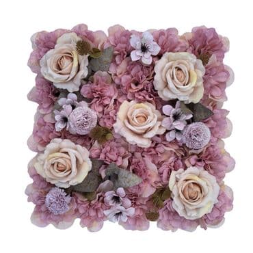 lalələr lalə gülü şəkilləri: Dekorativ süni gül paneli – kvadrat modul - Dizayn: sıx çiçək — 15