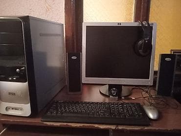Monitorlar: Stolüstü kompüter komplekti Tərkib: - Intex sistem bloku (ATX korpus — 1