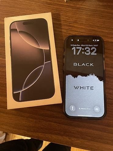 IPhone 16 Pro, 256 GB, Black Titanium, Face ID