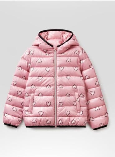 детские вещи сша: Куртка, Для девочек, 10 - 12 лет, Benetton — 1