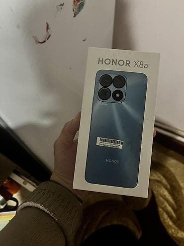 077 nomreler: Honor X8a, 128 GB, rəng - Boz, Zəmanət, Sensor, Barmaq izi — 8