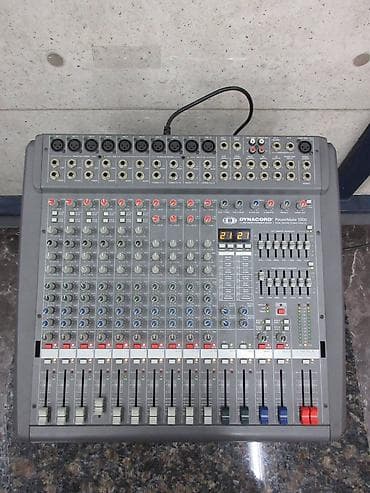 Dynacord PowerMate 1000 – powered mikser Xüsusiyyətlər: - 10 mono