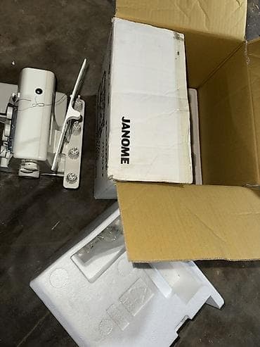 pilesdeşin 4: Tikiş maşını Janome, İşlənmiş,Overlok, 4 saplı, Pulsuz çatdırılma — 5