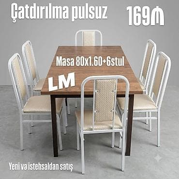 Bağ mətbəx və eyvanlarınız üçün çox əlverişli Masa dəstlər Qiymət — 1