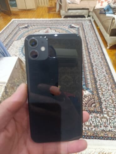 IPhone 11, 64 GB, Qara, Face ID