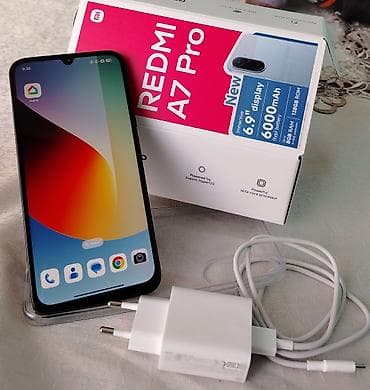 10 pro max: Redmi 7A, 128 GB, rəng - Qara, İki sim kartlı — 1