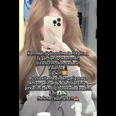 asan xidmet operator vakansiya: Çağrı mərkəzi operatoru tələb olunur, Yalnız qadınlar üçün, İstənilən yaş, Təcrübəsiz — 1