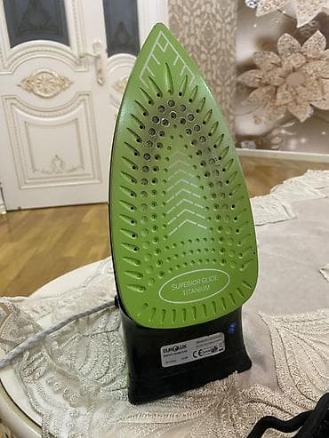 EUROLUX buxarlı ütü – Superior Glide Titanium altlıq Ev satılır deyə