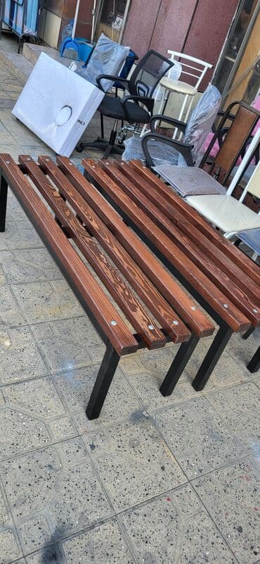 скамейка для прихожей: Новый, 120, Без спинки, Дерево — 3