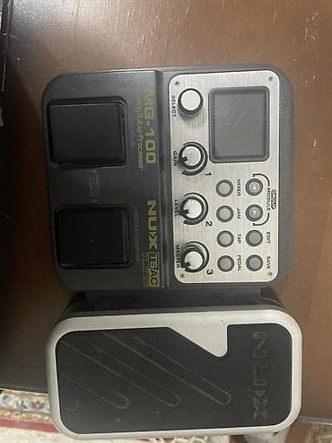 adapt: NUX MG-100 multi-effekt prosessoru - Elektrik gitara üçün rəqəmsal — 4