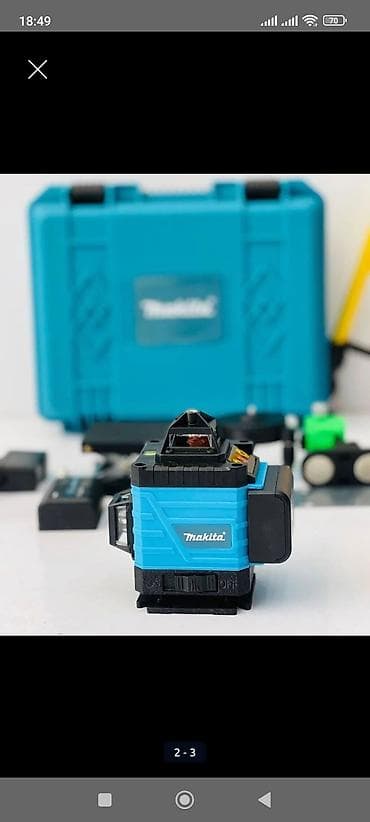 ucuz kask: Makita yaşıl lazer nivelir dəsti Peşəkar planlama və hizalama işləri — 5