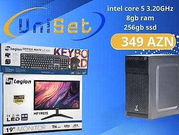 Masaüstü kompüter Şəhər: Bakı Yeni?: Bəli Çatdırılma?: Bəli UniSet