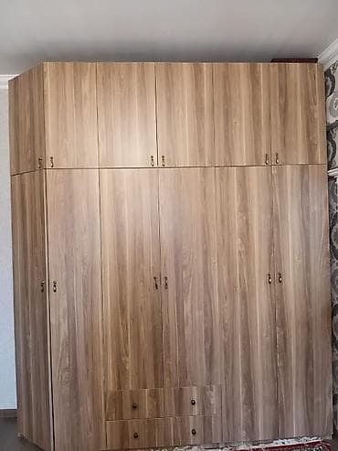 şlaf: 6 qapı, Siyirməli, Qəhvəyi, Digər material, Açılan, Künc dolab — 1