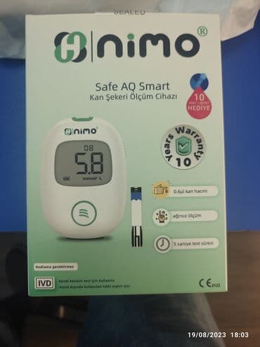 şəkər çöpü: Şəkər ölüçən aparat təzə Nino şirkəti istifadə edilməyib öz qutusunda — 3