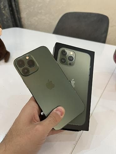 iphone 16 bakı: IPhone 13 Pro Max, 256 GB, Alpine Green, Simsiz şarj — 1