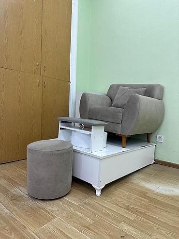 32 armatur: Pedikür üçün salon komplekti - Rahat, yumşaq velvet/süet toxumalı — 2