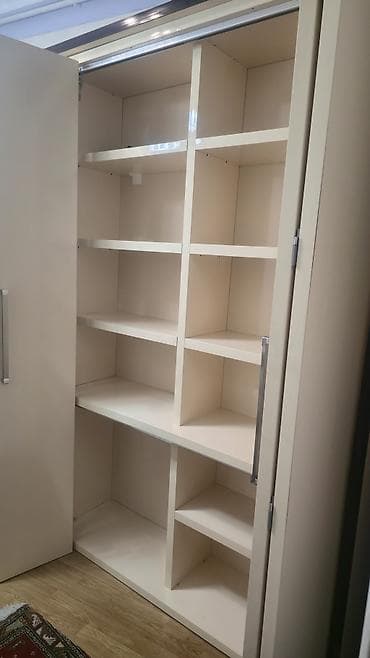 4 qapılı, Bej, Digər material, Açılan, Düz dolab — 6