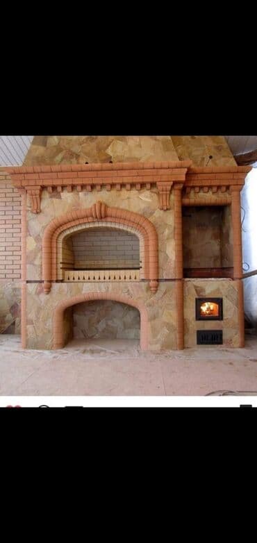 sac yuxa: Açıq havada istifadə üçün nəzərdə tutulmuş, kərpic və təbii daşdan — 1