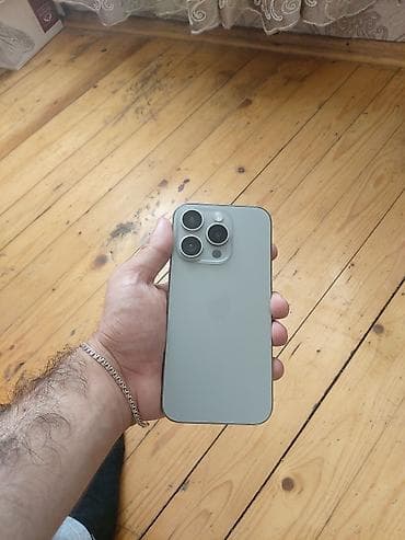 ipad pro m5: IPhone 15 Pro, Natural Titanium, Face ID — 2