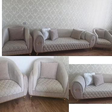 divan kreslolar: İşlənmiş, Divan, 2 kreslo — 1