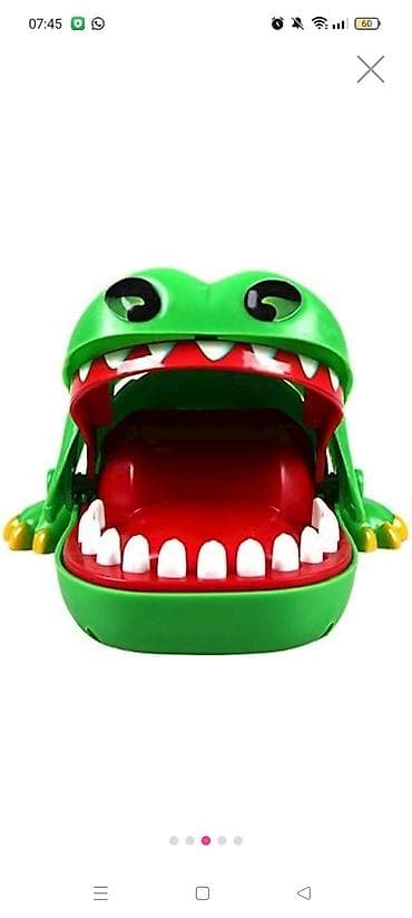 Masaüstü “Crocodile Dentist” oyun oyuncağı - Şən timsah dizaynlı — 2