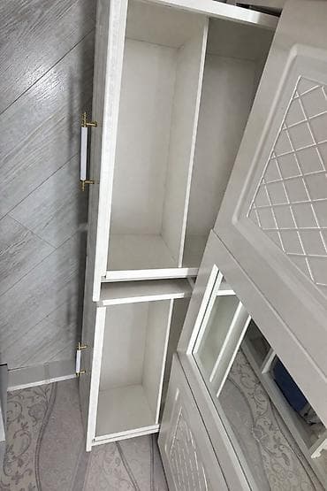 usaq yellencek: İşlənmiş, 3 qapılı, Güzgülü, Ağ, Açılan, Düz dolab — 5