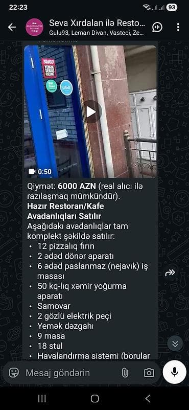 Qiymət: *6000 AZN* (real alıcı ilə razılaşmaq mümkündür). *Hazır — 1