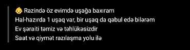 Başlıq: Razın ərazisində etibarlı dayə – körpə və 1 yaşdan yuxarı