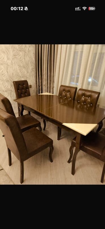 stul ortukleri: Masa və oturacaqlar — 1