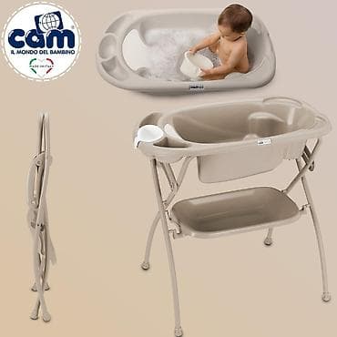 ucuz manej: CAM – Uşaq vannası və qatlanan stend dəsti - İstehsal: İtaliya (Made — 1