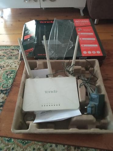 ev modemi: Tenda AC1200 Smart Dual-Band Wi‑Fi Router - Model: AC6/AC10 — 3