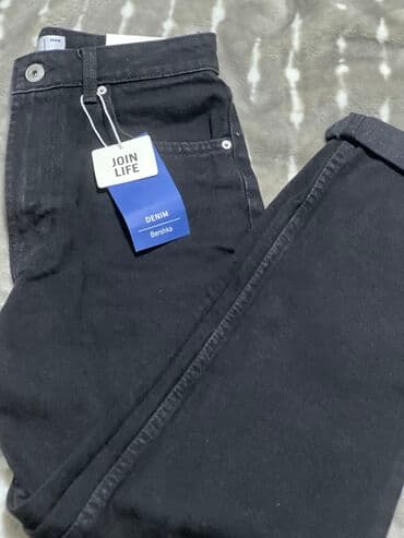 cins şalvar modelleri 2023: Bershka qara mom jeanrazmeri balacadı deyə satıram36 — 2