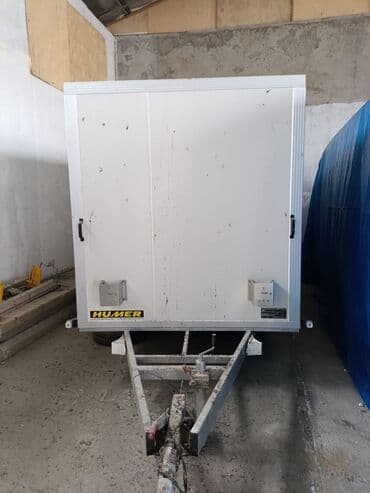 HUMER qapalı qoşqu (box trailer) - Brend/model: HUMER - Korpus: tam