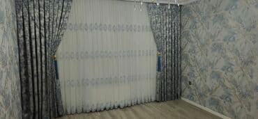 qeşeng şekiller: Qəşəng pərdələr otağa zəriflik qatır. Ağ tül pərdələr işığı yumşaq — 7