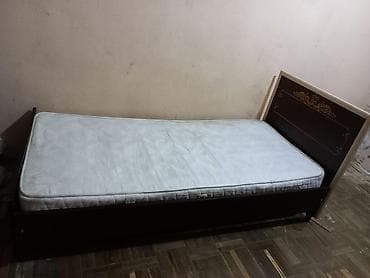 saloglu tek carpayi: Təknəfərlik çarpayı, Matras ilə, Siyirməsiz — 1