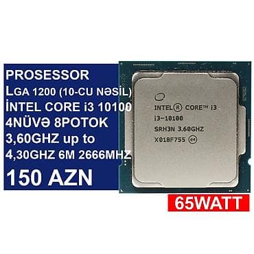 komputer prosesor: Kompüter üçün Core i3 i5 i7 Prosessorlar ⭐LGA 1156 (1ci nəsil) İntel — 10