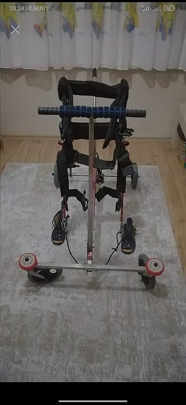 Tibbi məhsullar: Uşaq üçün reabilitasiya/yerimə trenajoru – CarrierBike tipli dəstəkli — 3