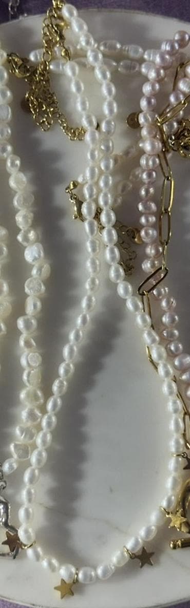 buji: Təbii incili ulduz asqılı boyunbağı – Jumia brend qutusu ilə - — 3