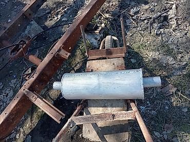 Avtomobil səsboğucu (muffler) - Material: metal (korpus və flanş