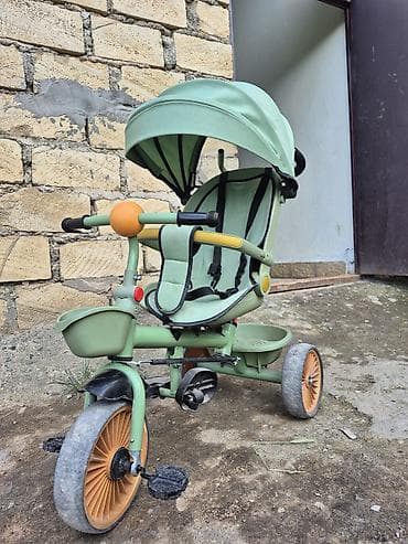 velosiped audi: Uşaq üçtəkərli velosipedi (trike) – yaşıl rəng Xüsusiyyətlər: - — 6