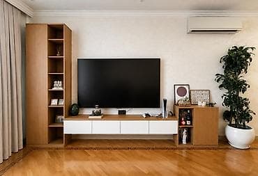 витрина шкаф: Məhsul: Divar tipli TV məbeli – modul sistem Təsvir: - Müasir — 1