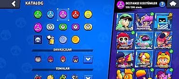 Brawl Stars hesabı – zəngin kosmetik və resurslarla Xüsusiyyətlər: - — 3