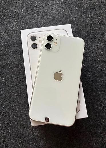 ipad 6 plus: IPhone 11, 128 GB, Ağ, Zəmanət, Kredit, Barmaq izi — 2