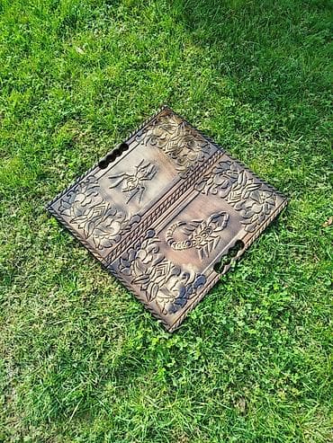 idman ayaqqabi: Hədiyyəlik əl işləri olan qoz ağacından hazırlanmış diplomat — 5