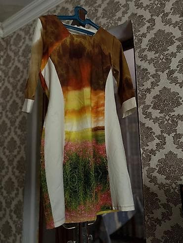 Cinslər: Qadın donu – landşaft printli - Model: Dizə qədər uzunluqda, bədənə — 1