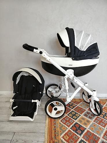 1 yaş: Adamex Uşaq arabası 2-in-1 dəst - Komplekt: portbebe (körpə beşiyi) + — 1
