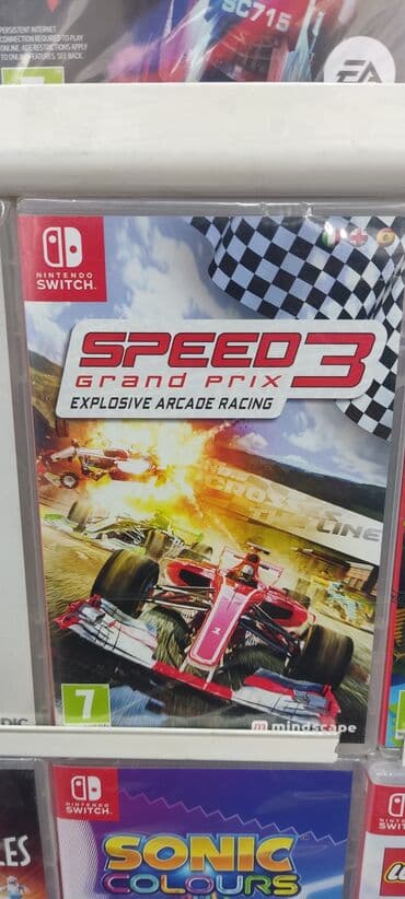 диск: Nintendo switch üçün speed 3 oyun diski. Tam original, bağlamadadır — 1