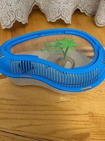 Животные: Məhsul: Kiçik tısbağa/ikiqat amfibiya üçün portativ akvaterraryum — 2